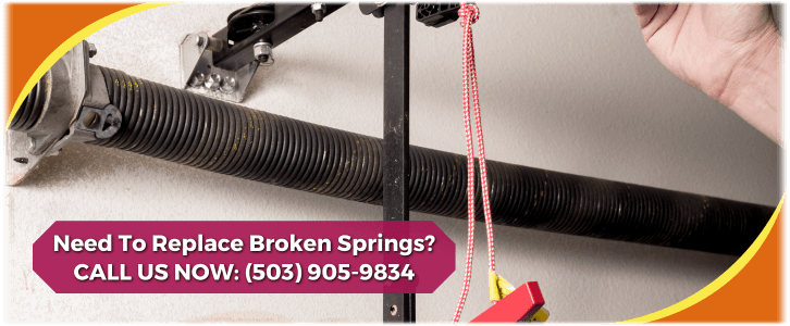 Broken Garage Door Spring Tigard OR